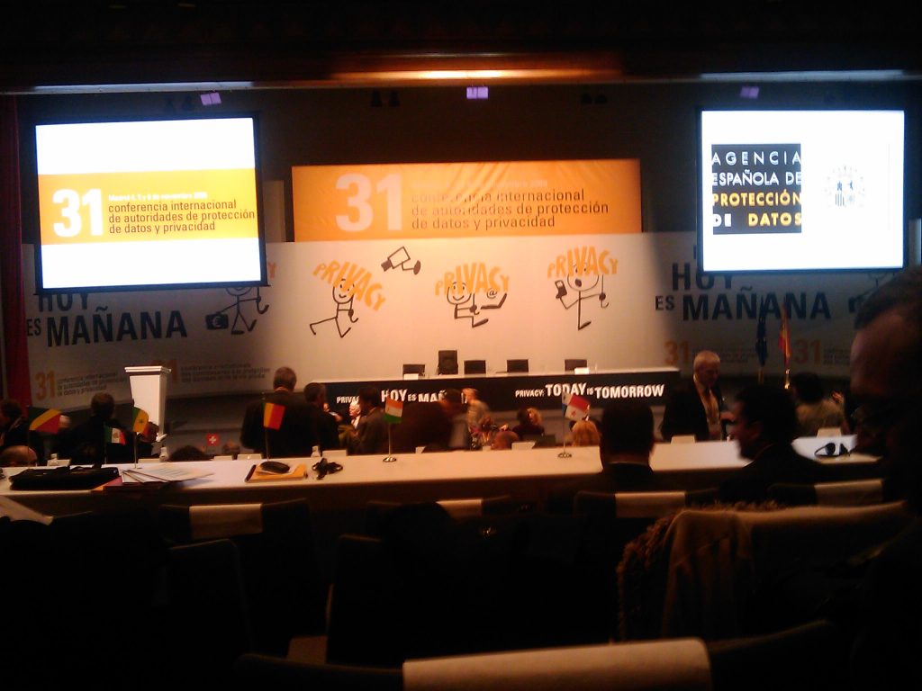 Sesión 31 Conferencia Internacional Privacidad 2009